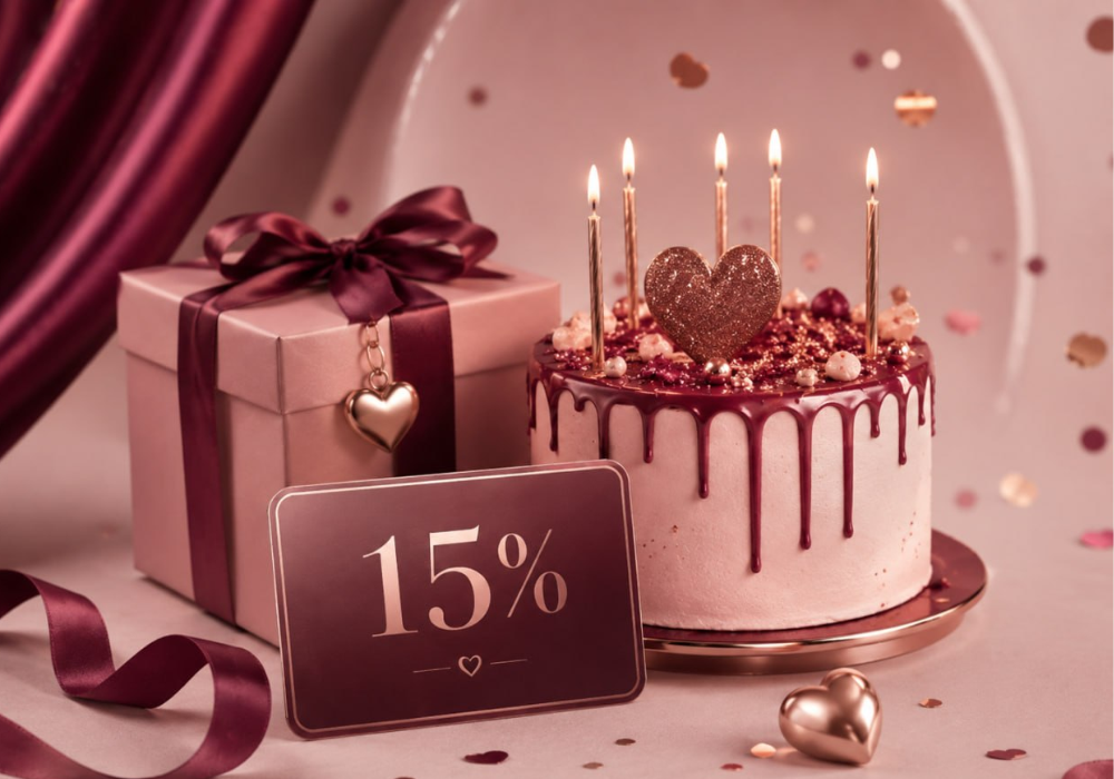 СКИДКА ИМЕНИННИКУ 15%