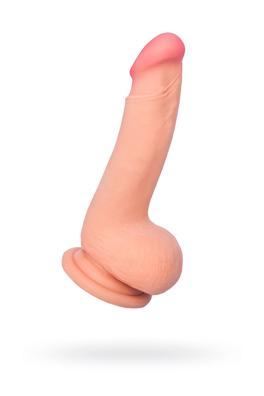 Реалистичный фаллоимитатор RealStick Elite Nathan, TPR, телесный, 18,5 см