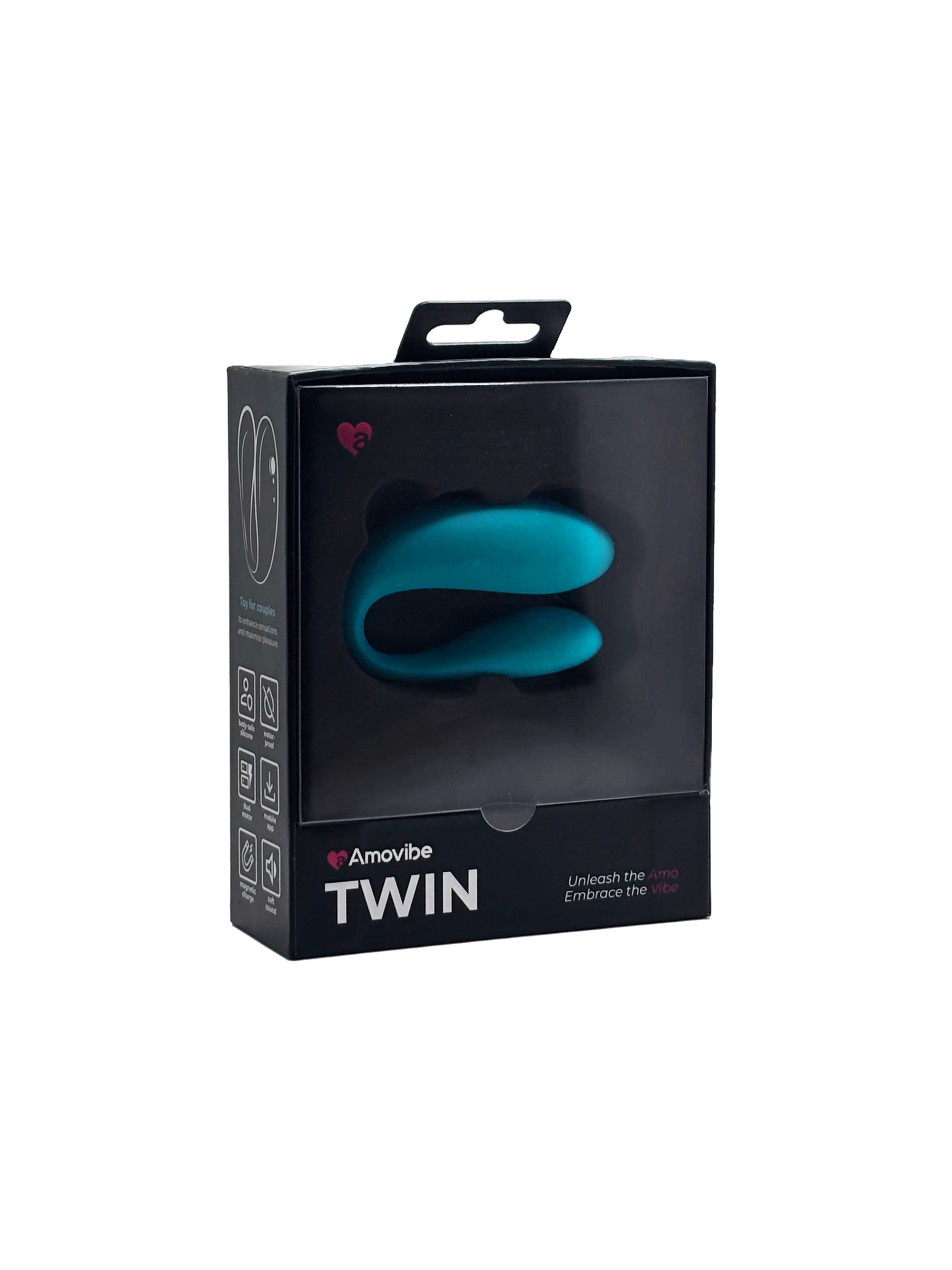 Парный вибромассажер TWIN, Tiffany с управлением через приложение, Amovibe