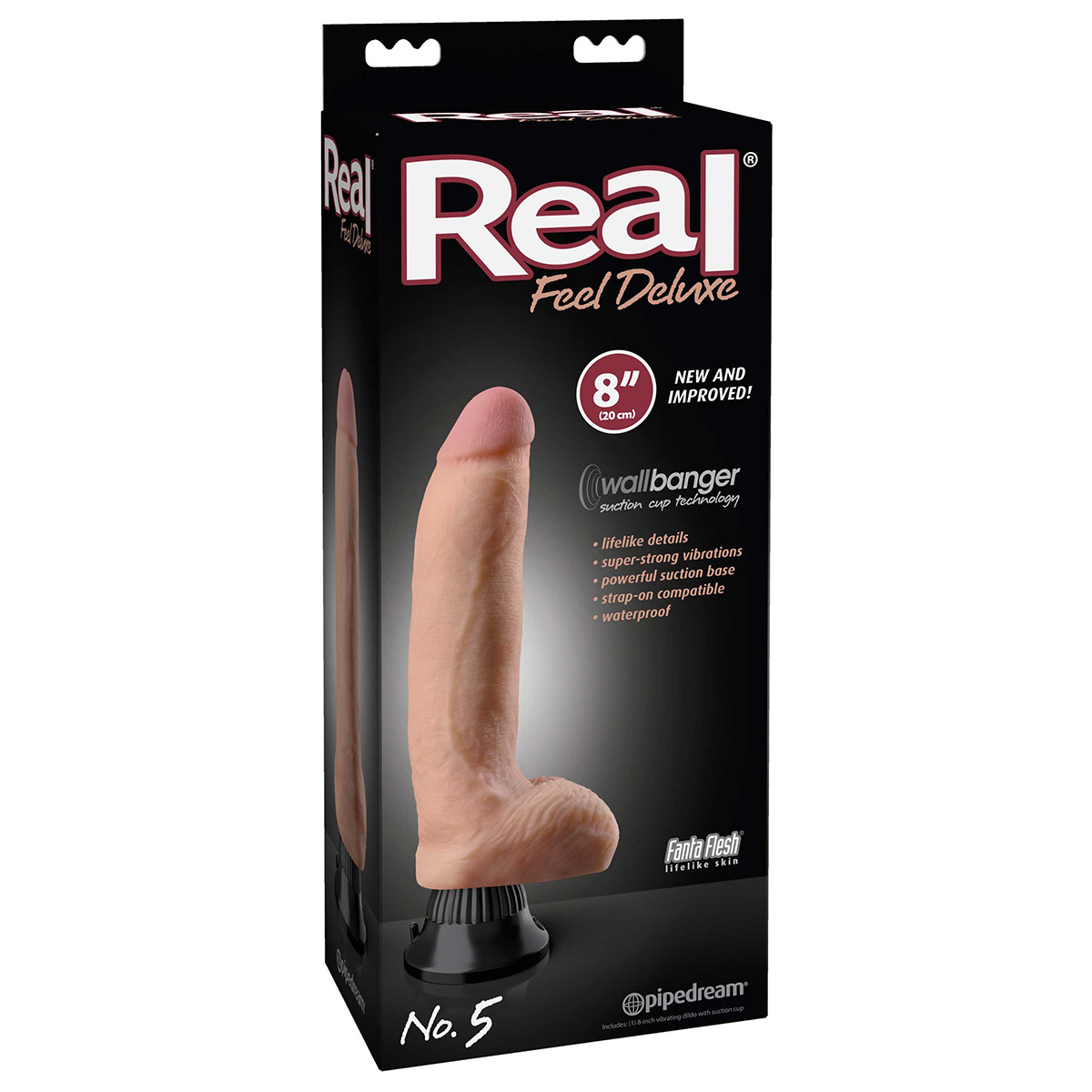 Вибромассажер реалистик на присоске Real Feel Deluxe 8 No. 5