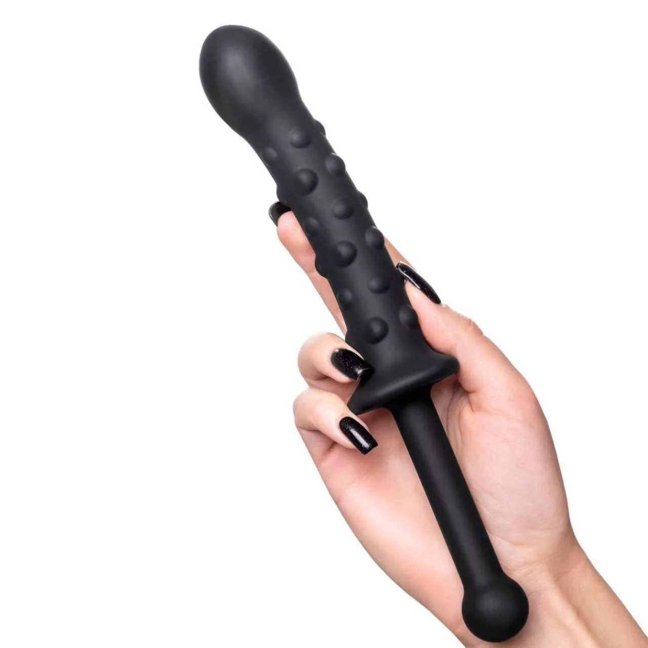 Фаллоимитатор двусторонний POPO Pleasure by TOYFA, силикон, черный, 24,5см