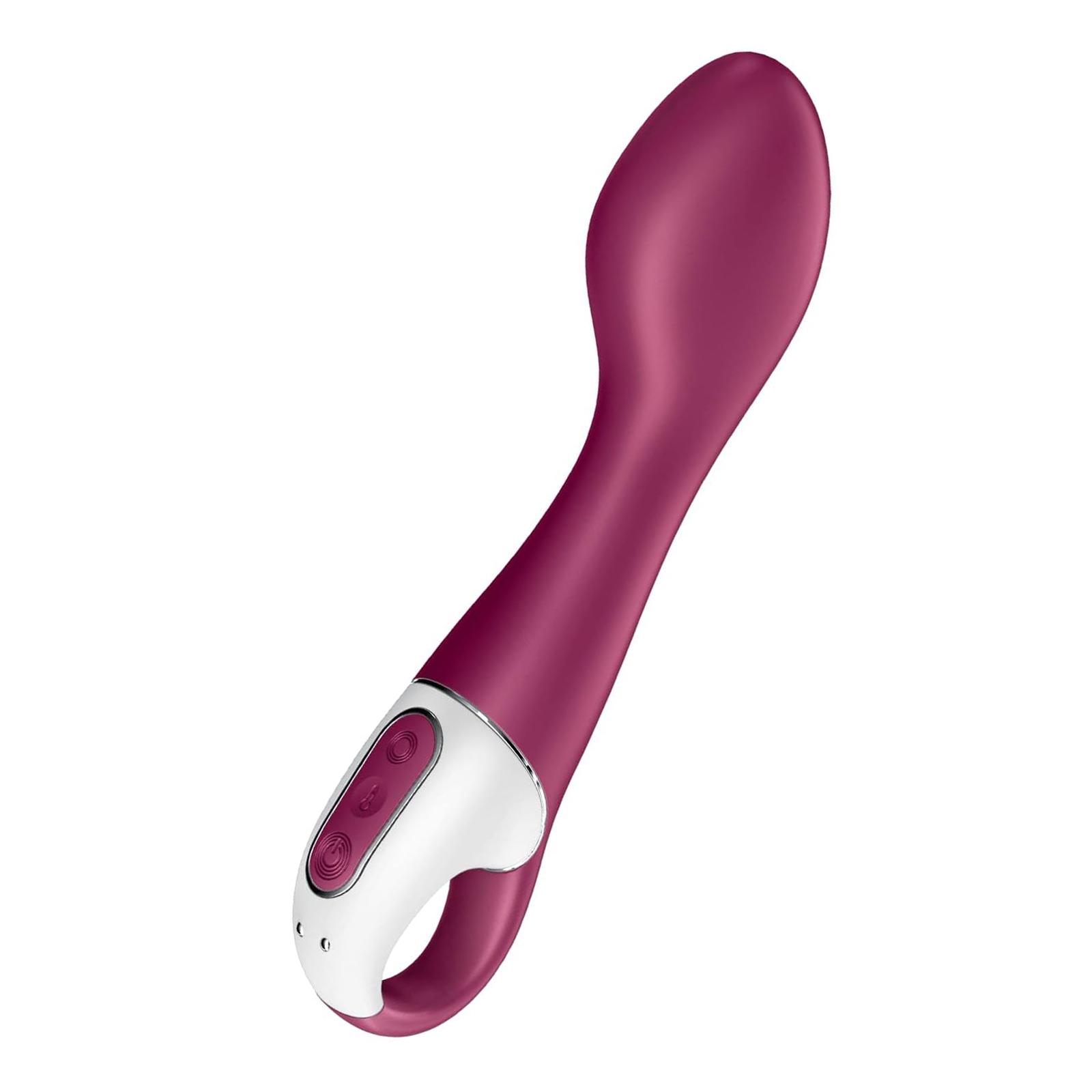 Вибратор с нагревом и управлением со смартфона Satisfyer Hot Spot, бордовый
